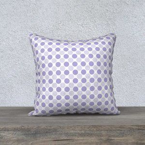 Purple Pokie dot pillows